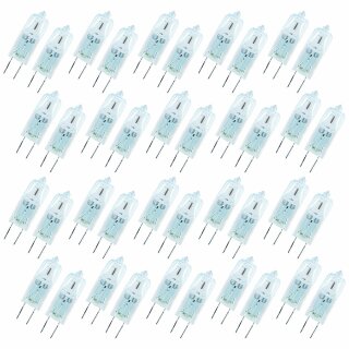 40 x Osram Halogen Stiftsockellampe Halostar Oven 10W G4 12V klar warmweiß für Backofen 300°