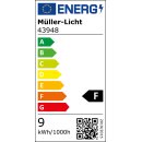 Müller-Licht Smart LED tint Leuchtmittel A60 9W = 60W E27 matt 806lm CCT 2500-6500K Warmweiß-Kaltweiß DIMMBAR