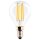 3 x LED Filament Leuchtmittel Tropfen 4,5W = 40W E14 klar 470lm Ra>90 warmweiß 2700K Retro-LED