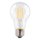 LED Filament Leuchtmittel Birnenform A60 5W = 40W E27 klar 470lm warmweiß 2700K Ra>90 DIMMBAR