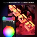 Philips LED Kerze Hue White and Color Ambiance 6,5W = 40W E14 matt 470lm RGB 2200-6500K dimmbar App/Amazon Alexa