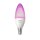 Philips LED Kerze Hue White and Color Ambiance 6,5W = 40W E14 matt 470lm RGB 2200-6500K dimmbar App/Amazon Alexa