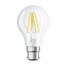 Osram LED Filament Leuchtmittel Classic Birnenform A60 7W = 60W B22d klar 806lm warmweiß 2700K DIMMBAR