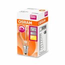 Osram LED Filament Leuchtmittel Classic Tropfen 4,5W = 40W E14 klar 470lm warmweiß 2700K DIMMBAR
