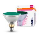 Osram LED Leuchtmittel Reflektor PAR38 13W E27 300lm Lichtfarbe Grün außen & innen IP65 30°