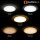 Design LED-Deckenleuchte 37W dimmbar Lichtfarbe von 2800 - 6000K  einstellbar