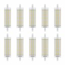 10 x Osram LED Leuchtmittel 118mm Stab Star Line 12,5W = 100W R7s klar 1521lm warmweiß 2700K 300°