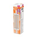 10 x Osram LED Leuchtmittel 118mm Stab Star Line 12,5W = 100W R7s klar 1521lm warmweiß 2700K 300°