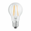 6 x Bellalux LED Filament Leuchtmittel CLA60 Birnenform 7W = 60W E27 klar 806lm warmweiß 2700K