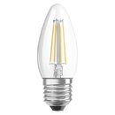 10 x Osram LED Filament Leuchtmittel Retrofit Kerze 4W = 40W E27 klar 470lm warmweiß 2700K