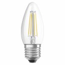 10 x Osram LED Filament Leuchtmittel Retrofit Kerze 4W = 40W E27 klar 470lm warmweiß 2700K