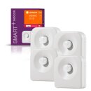 4 x Ledvance Smart+ Motion Sensor ZigBee Bewegungsmelder Steuerung von Licht & Temperatursensor direkt kompatibel mit Echo Plus & Echo Show (2. Gen.)