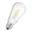 6 x Osram LED Filament Edison Leuchtmittel LEDISON 7W = 60W E27 klar 806lm Glow Dim 2200K - 2700K warmweiß DIMMBAR