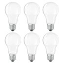 6 x Bellalux LED Leuchtmittel CLA75 Birnenform A60 11W = 75W E27 matt 1055lm warmweiß 2700K 200°