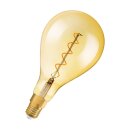 Osram Vintage 1906 LED Spiral Filament Leuchtmittel Birnenform A160 5W = 28W E27 gold gelüstert 300lm extra warmweiß 2000K