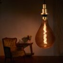 Osram Vintage 1906 LED Spiral Filament Leuchtmittel Birnenform A160 5W = 28W E27 gold gelüstert 300lm extra warmweiß 2000K