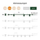 Illu Lichterkette Komplettset 20m -> 20 E27 Fassungen...