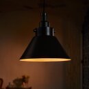 Ledvance Vintage 1906 Lampenschirm Cone Schwarz/Gold für 1906 PenduLum Leuchten