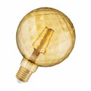 Osram Vintage 1906 LED Filament Tannenzapfen Globe G125 4,5W = 40W E27 gold gelüstert 470lm extra warmweiß 2500K