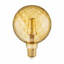 Osram Vintage 1906 LED Filament Tannenzapfen Globe G125 4,5W = 40W E27 gold gelüstert 470lm extra warmweiß 2500K