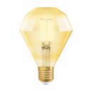Osram Vintage 1906 LED Filament Diamant 4,5W = 40W E27 gold gelüstert 470lm extra warmweiß 2500K