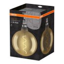 4 x Osram Vintage 1906 LED Spiral Filament Leuchtmittel Globe G200 5W = 28W E27 gold gelüstert 300lm extra warmweiß 2000K