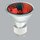 Sylvania Halogen Leuchtmittel Hi-Spot Reflektor ES50 50W GU10 240V Rot 25°