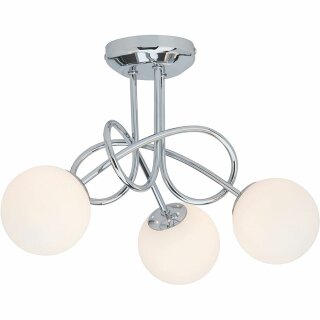 Brilliant Halogen Deckenleuchte Belina 3-flammig 3 x 33W G9 458lm war | Wandleuchten