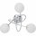 Brilliant Halogen Deckenleuchte Belina 3-flammig 3 x 33W G9 458lm warmweiß 2800K