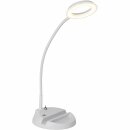 Brilliant LED Tischleuchte Rick Weiß 5W 330lm...