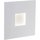 Brilliant LED Wandleuchte Pyramid eckig Weiß 12W 830lm Warmweiß 3000K Backlight