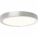 Brilliant LED Smart Deckenleuchte Aufbauleuchte Katalina rund Ø30cm Nickel 24W 2160lm CCT 2700K-6500K dimmbar WLAN WiZ-App
