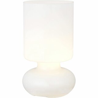 Brilliant Tischleuchte Fuerte Weiß max. 40W E14 ohne Leuchtmittel mit Schalter