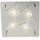 Brilliant LED Wand- & Deckenleuchte Fine Chrom IP20 4 x 4W 1600lm warmweiß 3000K