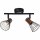 Brilliant Wand- & Deckenleuchte Manama holz-dunkel/schwarz max. 2 x 18W E14 ohne Leuchtmittel schwenkbar
