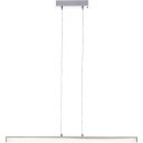 Brilliant LED Pendelleuchte Irita Chrom 15W 1200lm warmweiß RGBW dimmbar Fernbedienung