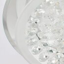 Brilliant LED Deckenleuchte Jolene Chrom/Transparent Kristall Ø28cm 10W 1200lm neutralweiß 4000K