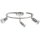 Baseline LED Deckenleuchte Spot Parma Eisen gebürstet IP20 3 x 5W GU10 1200lm warmweiß 3000K
