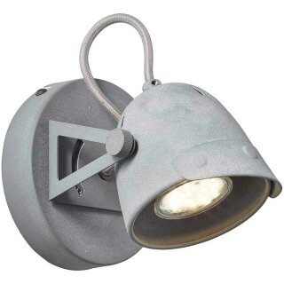 Brilliant Wandleuchte Ka Grau Beton max. 25W GU10 ohne Leuchtmittel dreh & schwenkbar