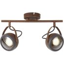 Brilliant Wand- & Deckenleuchte Rider Rost max. 2 x...
