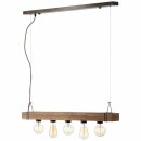 Brilliant Pendelleuchte Woodhill Antik/Schwarz max. 5 x 30W E27 ohne Leuchtmittel kürzbar