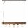Brilliant Pendelleuchte Woodhill Antik/Schwarz max. 5 x 30W E27 ohne Leuchtmittel kürzbar