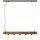 Brilliant Pendelleuchte Woodhill Antik/Schwarz max. 5 x 30W E27 ohne Leuchtmittel kürzbar