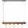 Brilliant Pendelleuchte Woodhill Antik/Schwarz max. 5 x 30W E27 ohne Leuchtmittel kürzbar
