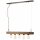 Brilliant Pendelleuchte Woodhill Antik/Schwarz max. 5 x 30W E27 ohne Leuchtmittel kürzbar
