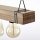 Brilliant Pendelleuchte Woodhill Antik/Schwarz max. 5 x 30W E27 ohne Leuchtmittel kürzbar