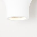 Brilliant Deckenleuchte Pania Weiß Gips 9cm max. 6W GU10 ohne Leuchtmittel bemalbar