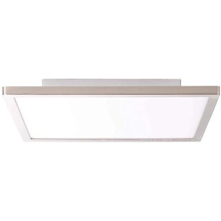 Brilliant LED Panel Deckenleuchte Ceres Eisen 10W 1000lm warmweiß 3000K