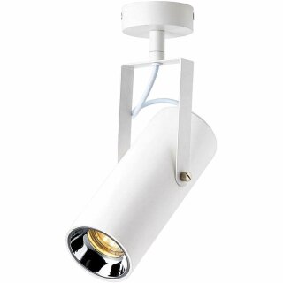 Brilliant Wand- & Deckenstrahler Anton Weiß rund max. 6W GU10 ohne Leuchtmittel schwenkbar