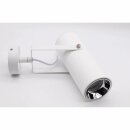 Brilliant Wand- & Deckenstrahler Anton Weiß rund max. 6W GU10 ohne Leuchtmittel schwenkbar